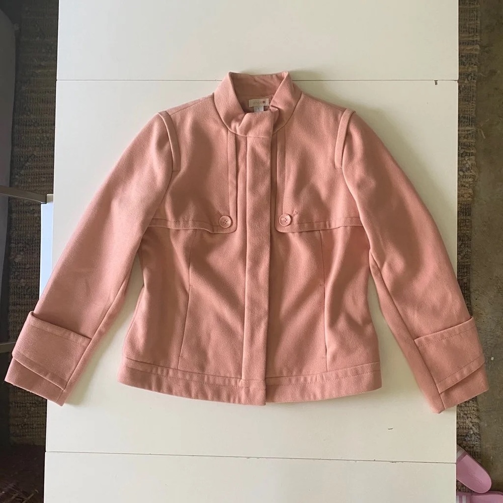 Chico’s Pink Coat Jacket